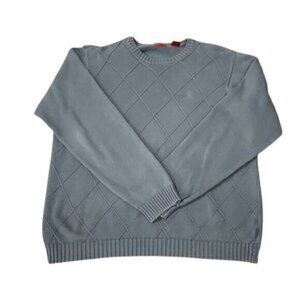[Izod] Blue Vintage Crew Neck Sweater - Size L